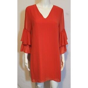 CeCe from Nordstrom Mini Dress w/ Sheer Ruffled Sleeve - Size 4